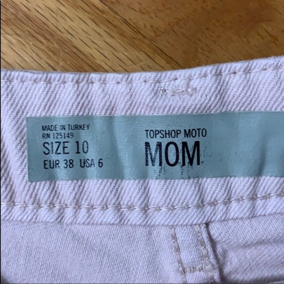 TopShop Mom Moto Jeans - Picture 7 of 10